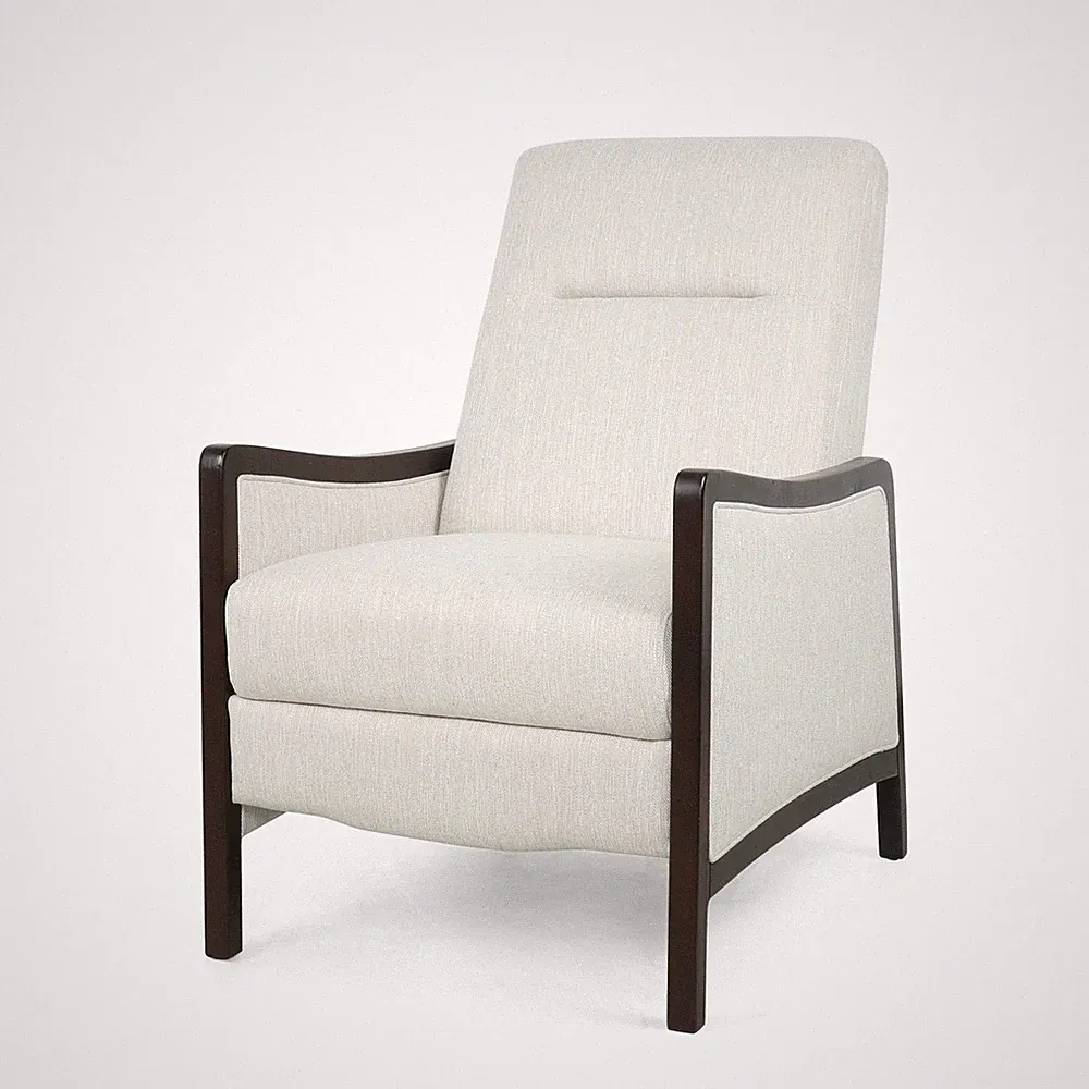 Drury Contemporary Upholstered Pushback Recliner