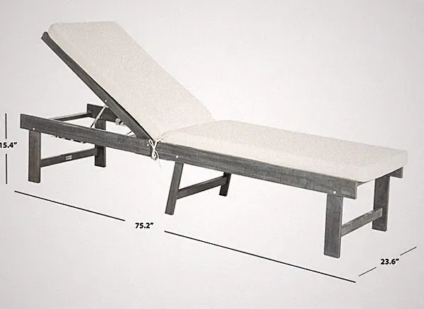 Safavieh Chaise Lounge Chair, Reduced Price 2172727295 PAT6723D
